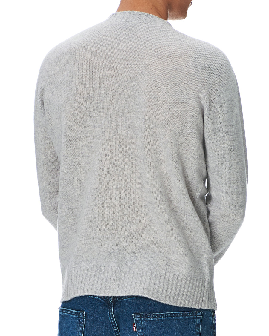 Heren | Truien | Altea | Wool/Cashmere Crew Neck Sweater Light Grey
