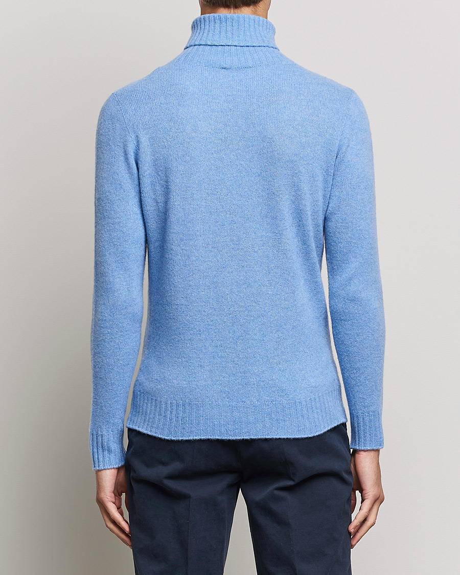 Heren | Truien | Altea | Wool/Cashmere Turtleneck Sweater Light Blue