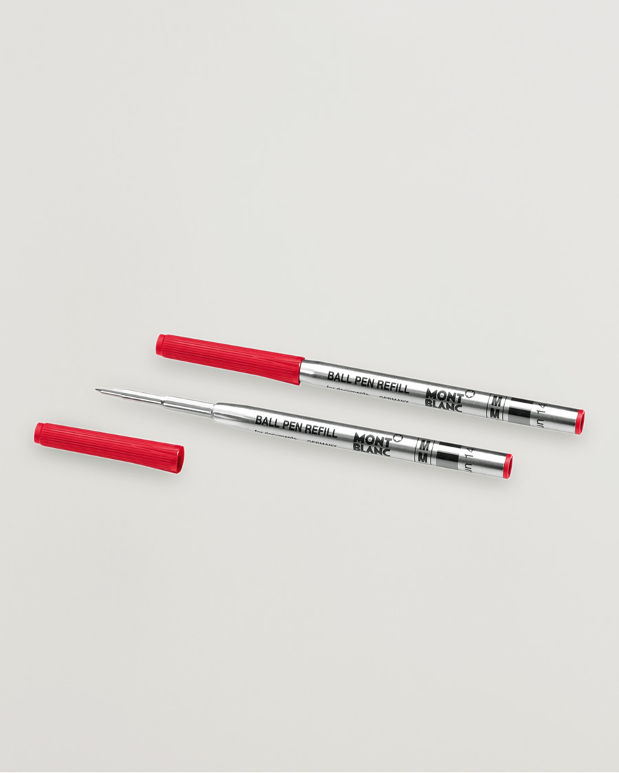 Heren |  |  | Montblanc 2 Ballpoint Pen Refills Modena Red