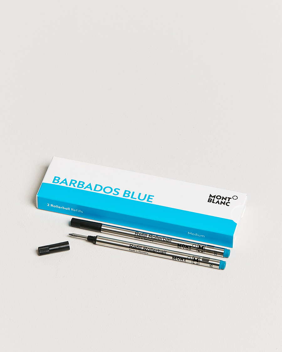 Heren | Pennen | Montblanc | 2 Rollerball Refills Barbados Blue