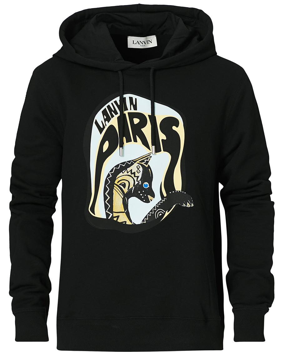 Heren | Truien | Lanvin | Cat Print Hoodie Black