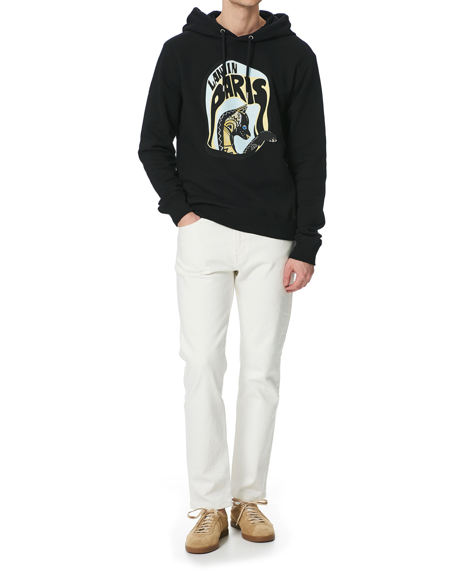Heren | Truien | Lanvin | Cat Print Hoodie Black