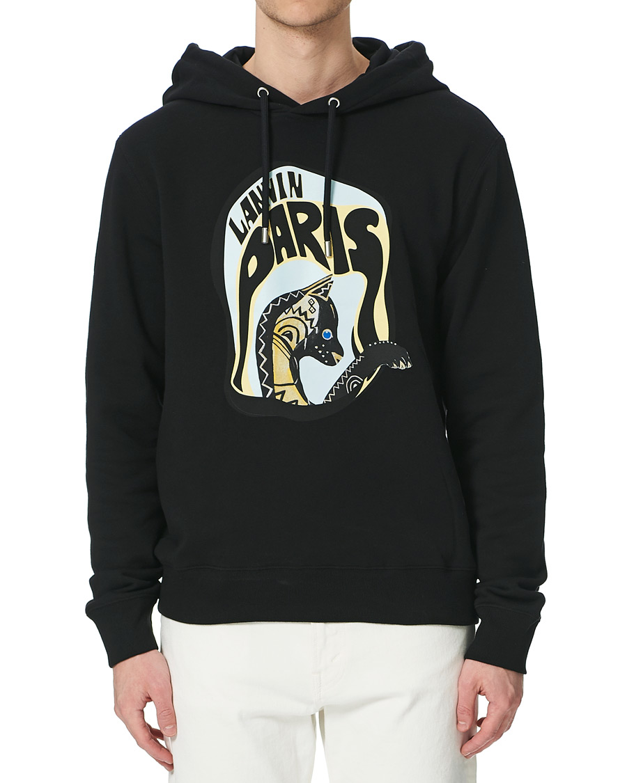 Heren | Truien | Lanvin | Cat Print Hoodie Black