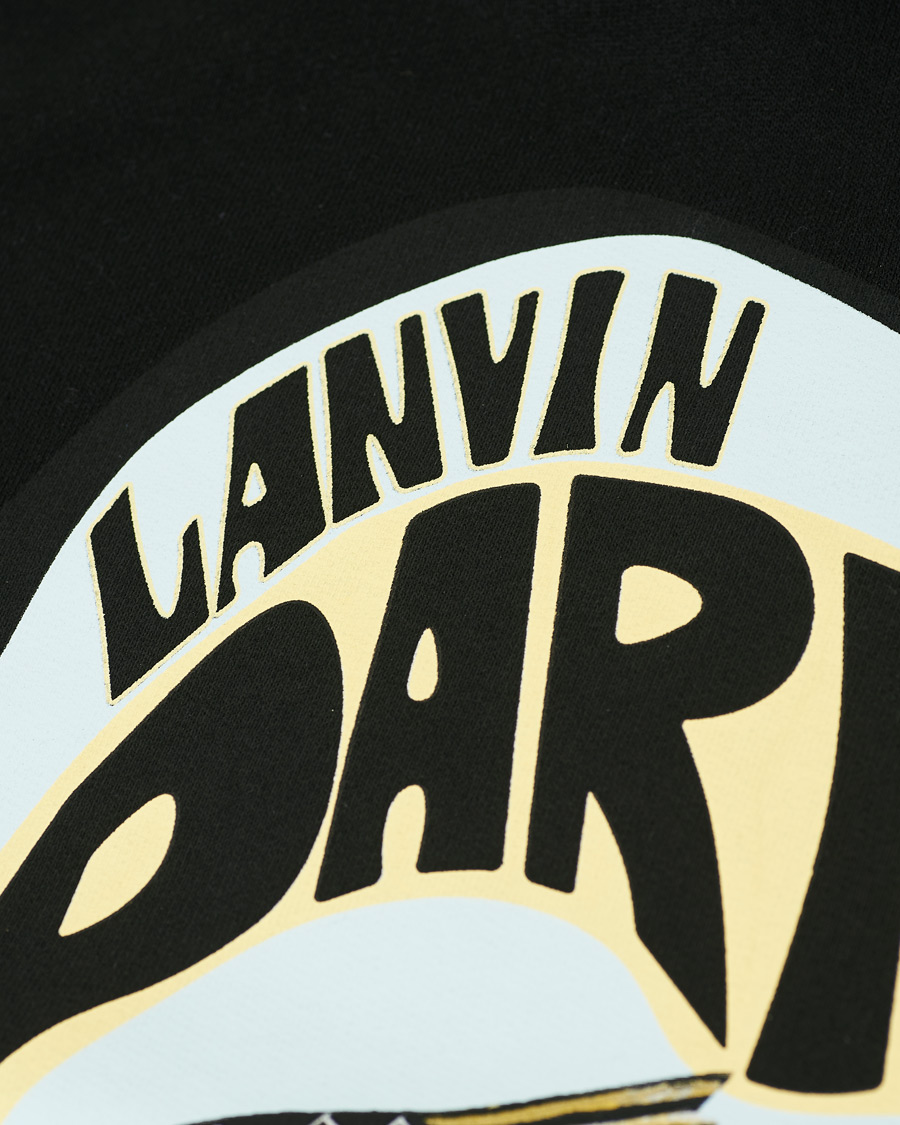 Heren | Truien | Lanvin | Cat Print Hoodie Black