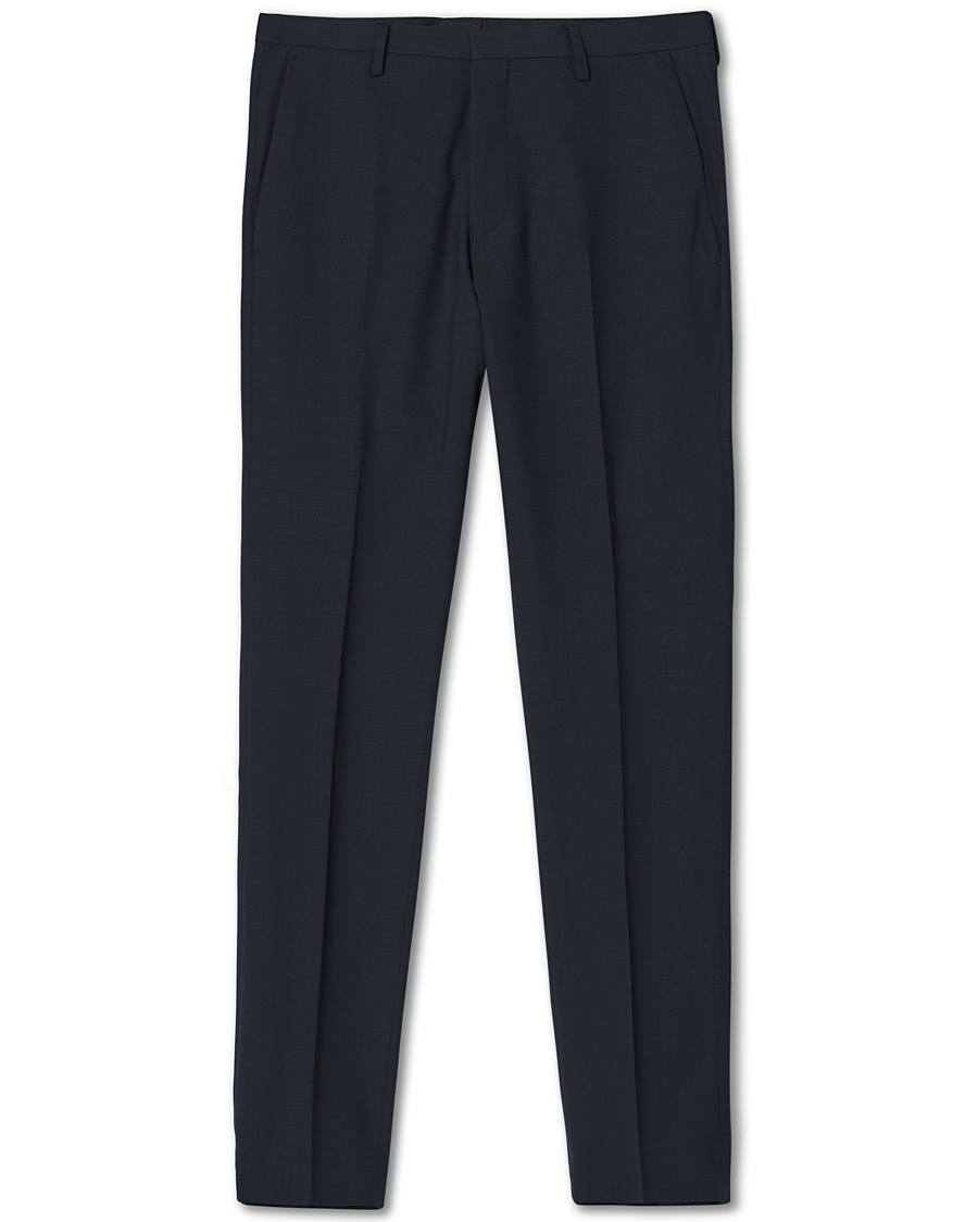 Heren | Broeken | Tiger of Sweden | Thodd Wool Suit Trousers Navy