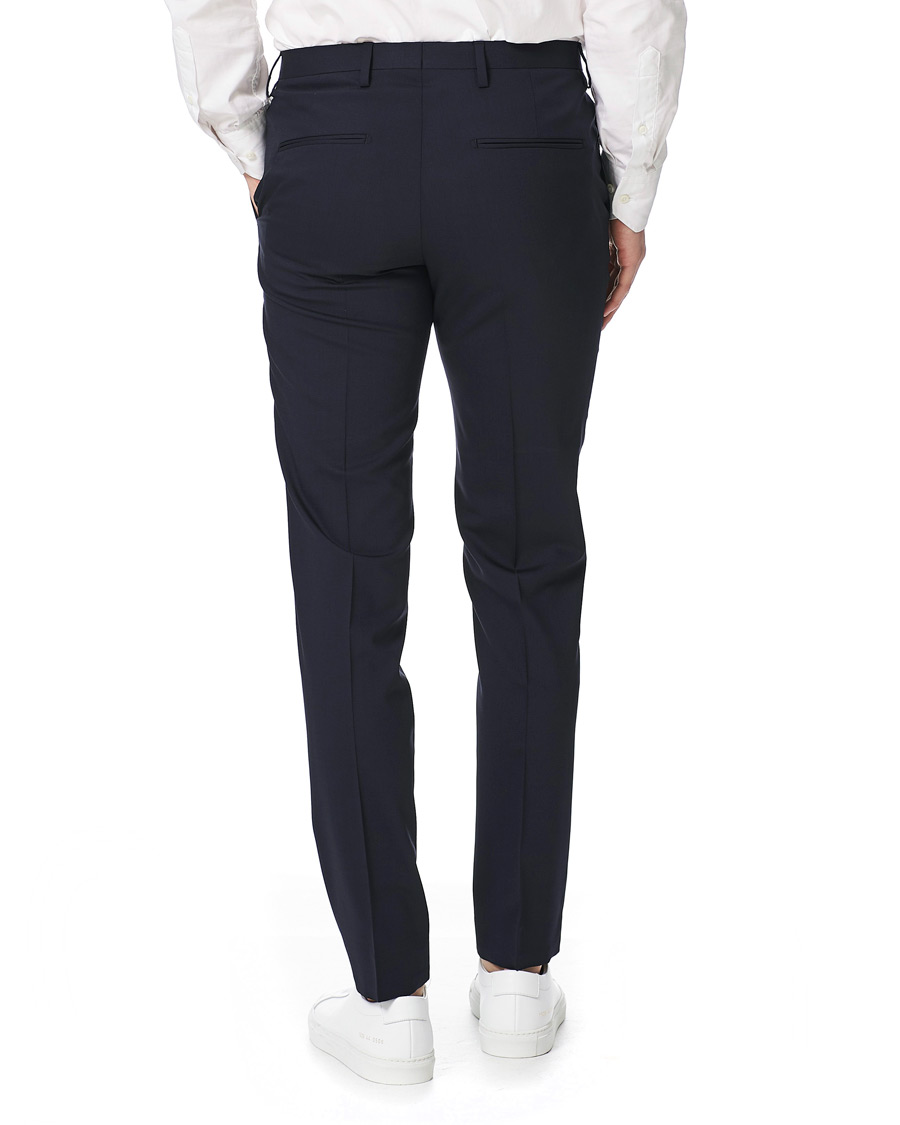 Heren | Broeken | Tiger of Sweden | Thodd Wool Suit Trousers Navy