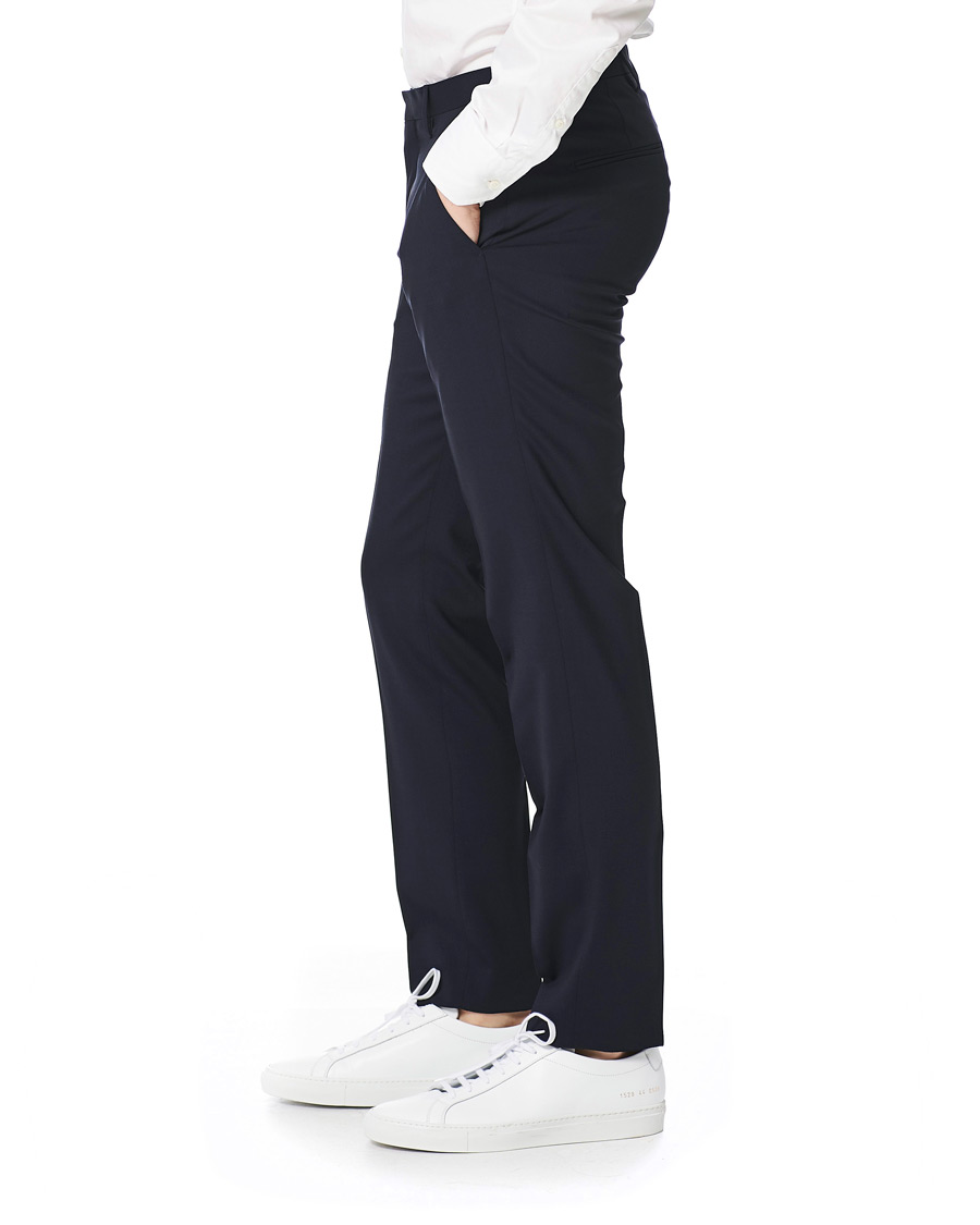 Heren | Broeken | Tiger of Sweden | Thodd Wool Suit Trousers Navy