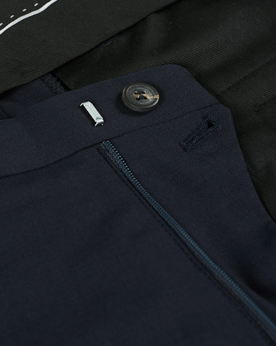 Heren | Broeken | Tiger of Sweden | Thodd Wool Suit Trousers Navy