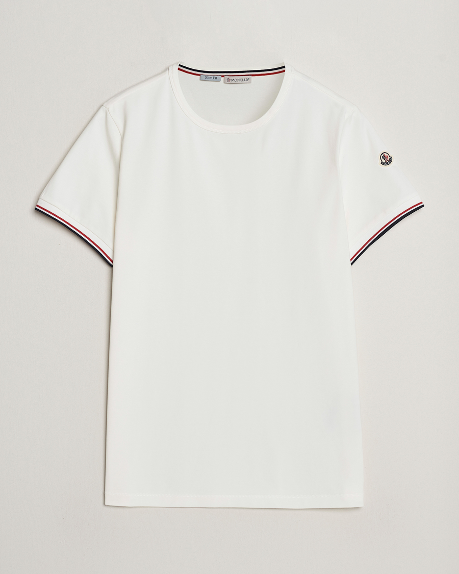 Heren | T-shirts | Moncler | Shoulder Logo T-Shirt Off White