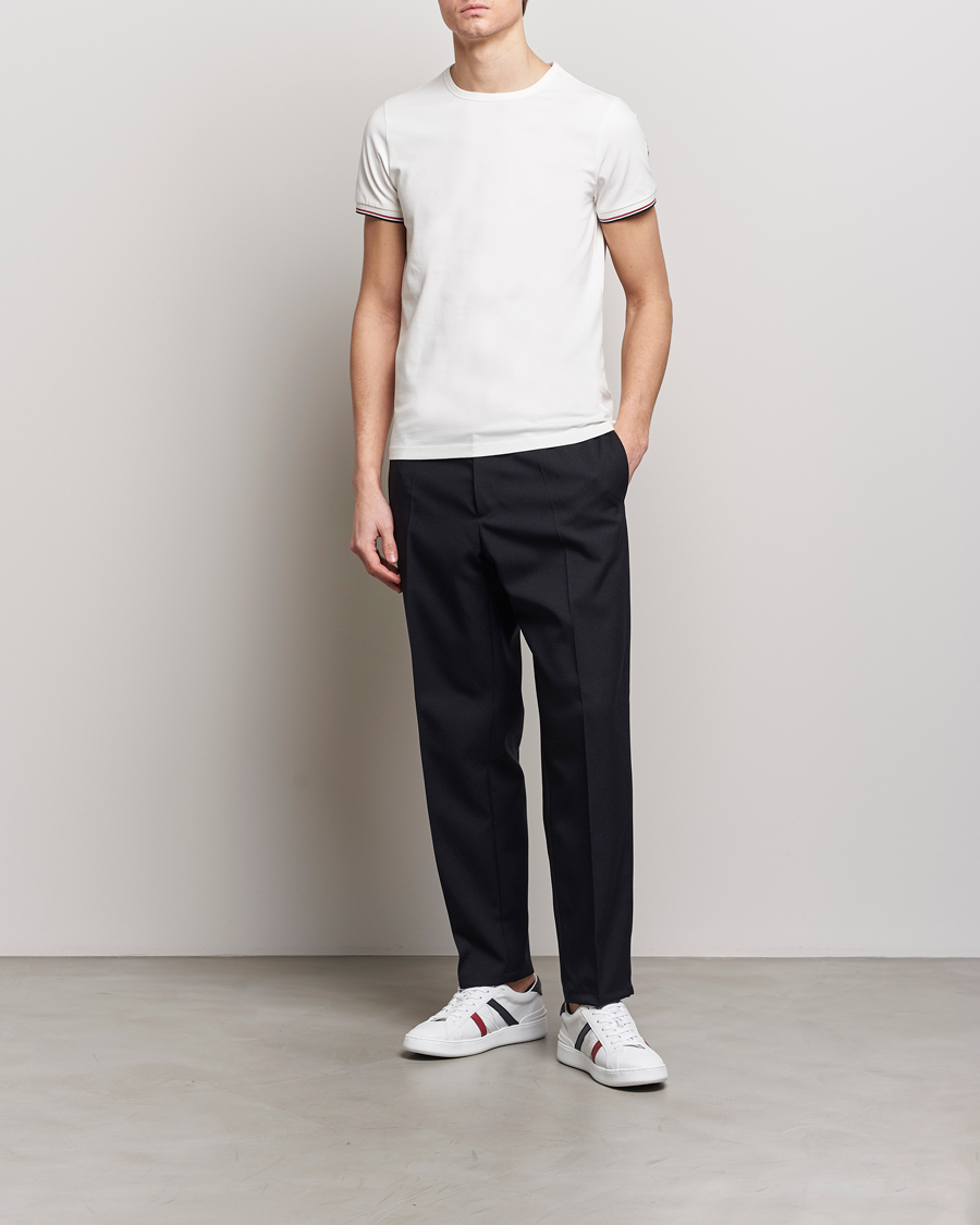 Heren | T-shirts | Moncler | Shoulder Logo T-Shirt Off White