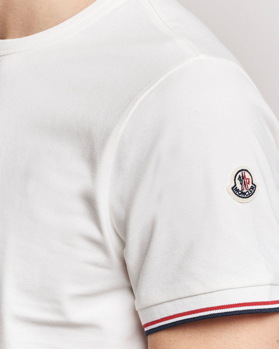 Heren | T-shirts | Moncler | Shoulder Logo T-Shirt Off White