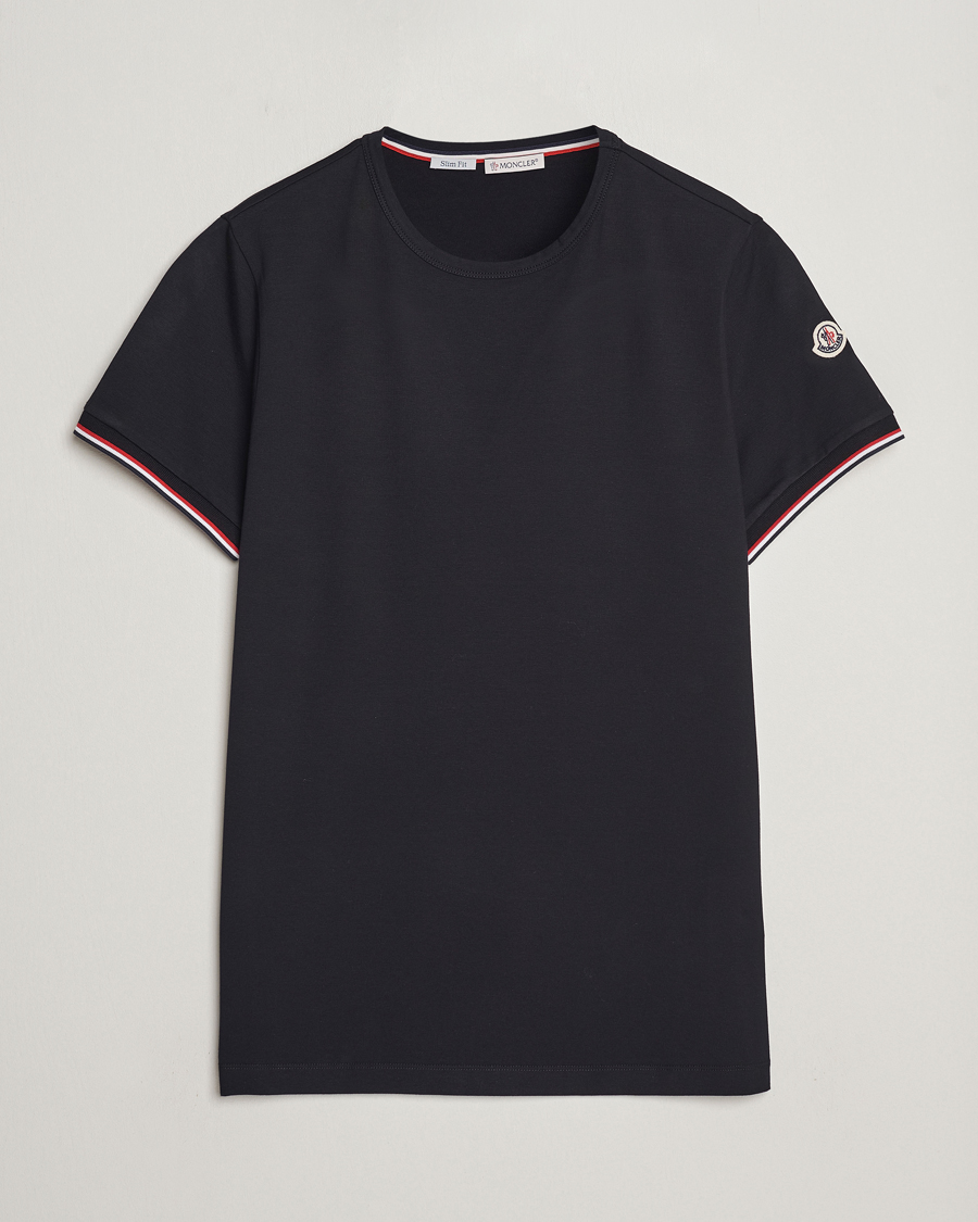 Heren | T-shirts | Moncler | Shoulder Logo T-Shirt Black