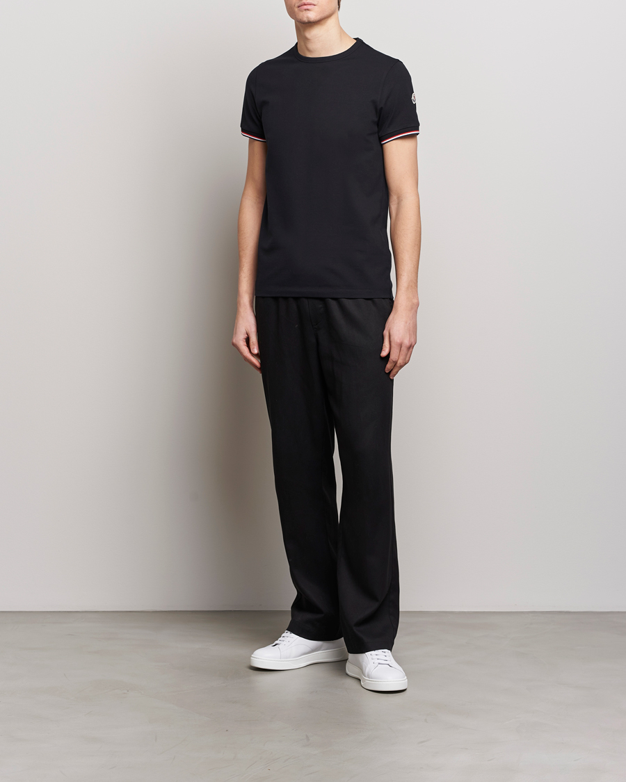 Heren | T-shirts | Moncler | Shoulder Logo T-Shirt Black