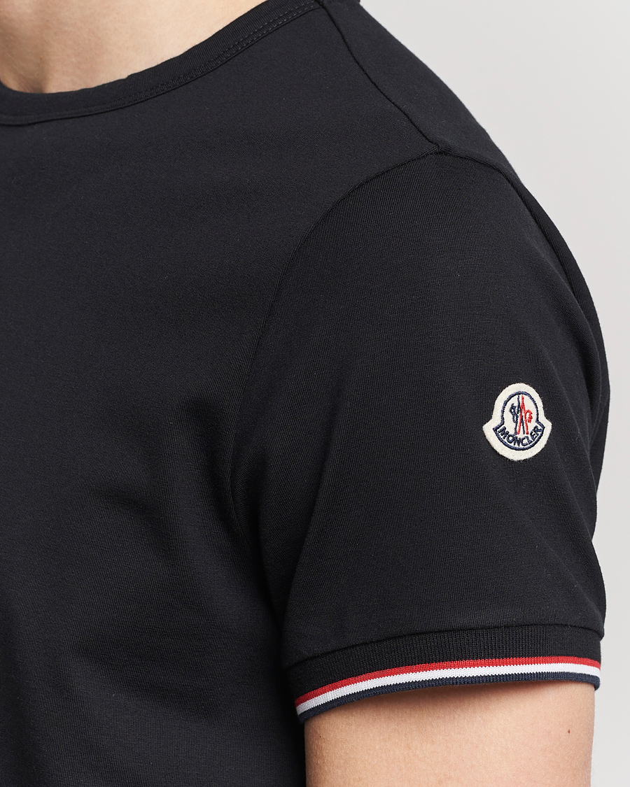 Heren | T-shirts | Moncler | Shoulder Logo T-Shirt Black