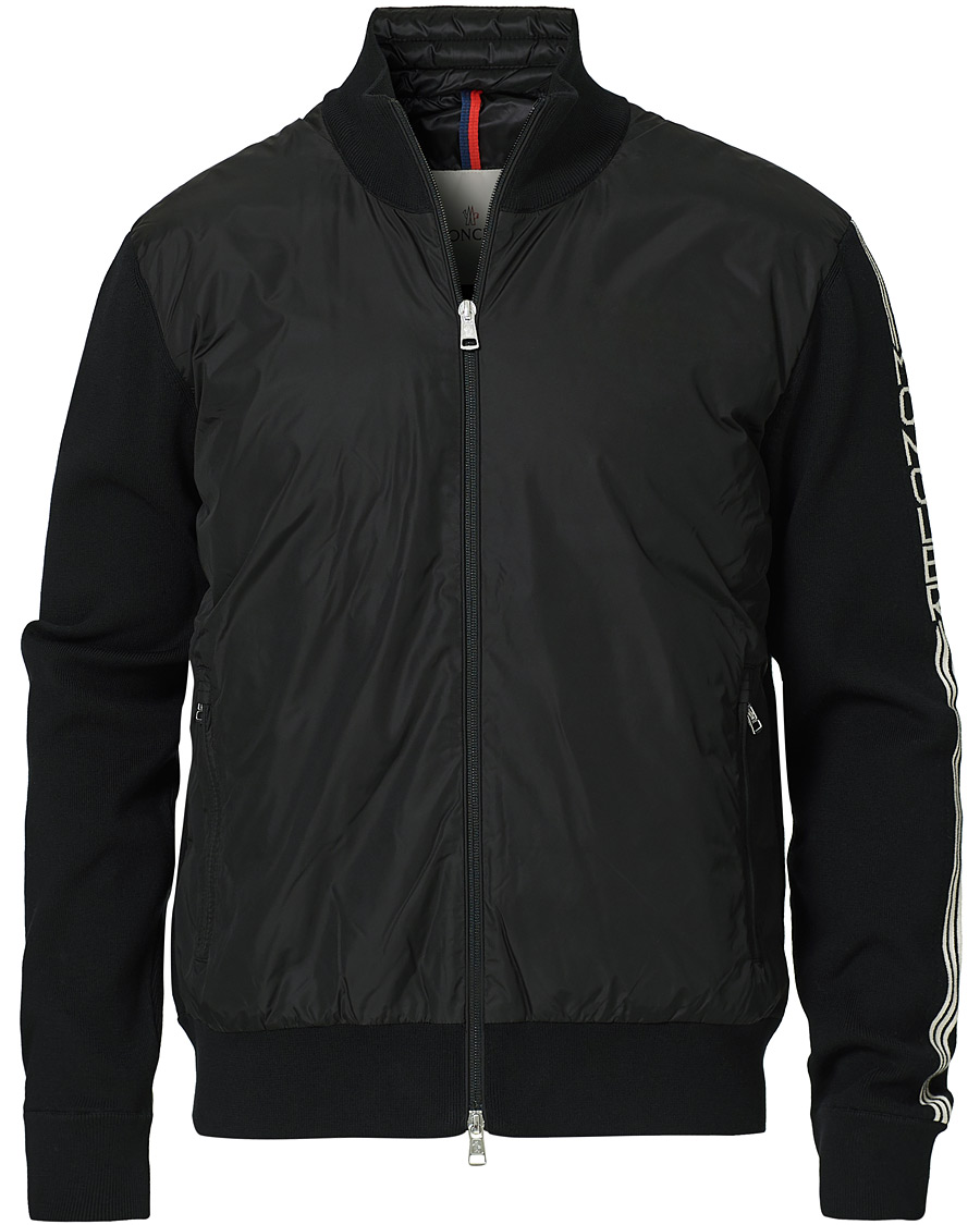 Heren | Truien | Moncler | Cardigan Padded Hybrid Black