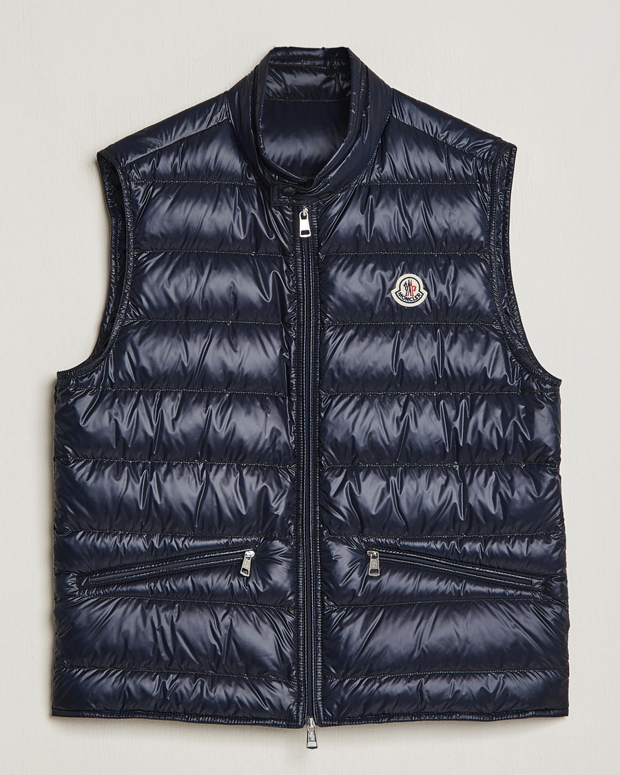 Heren | Gilets | Moncler | Gui Vest Navy