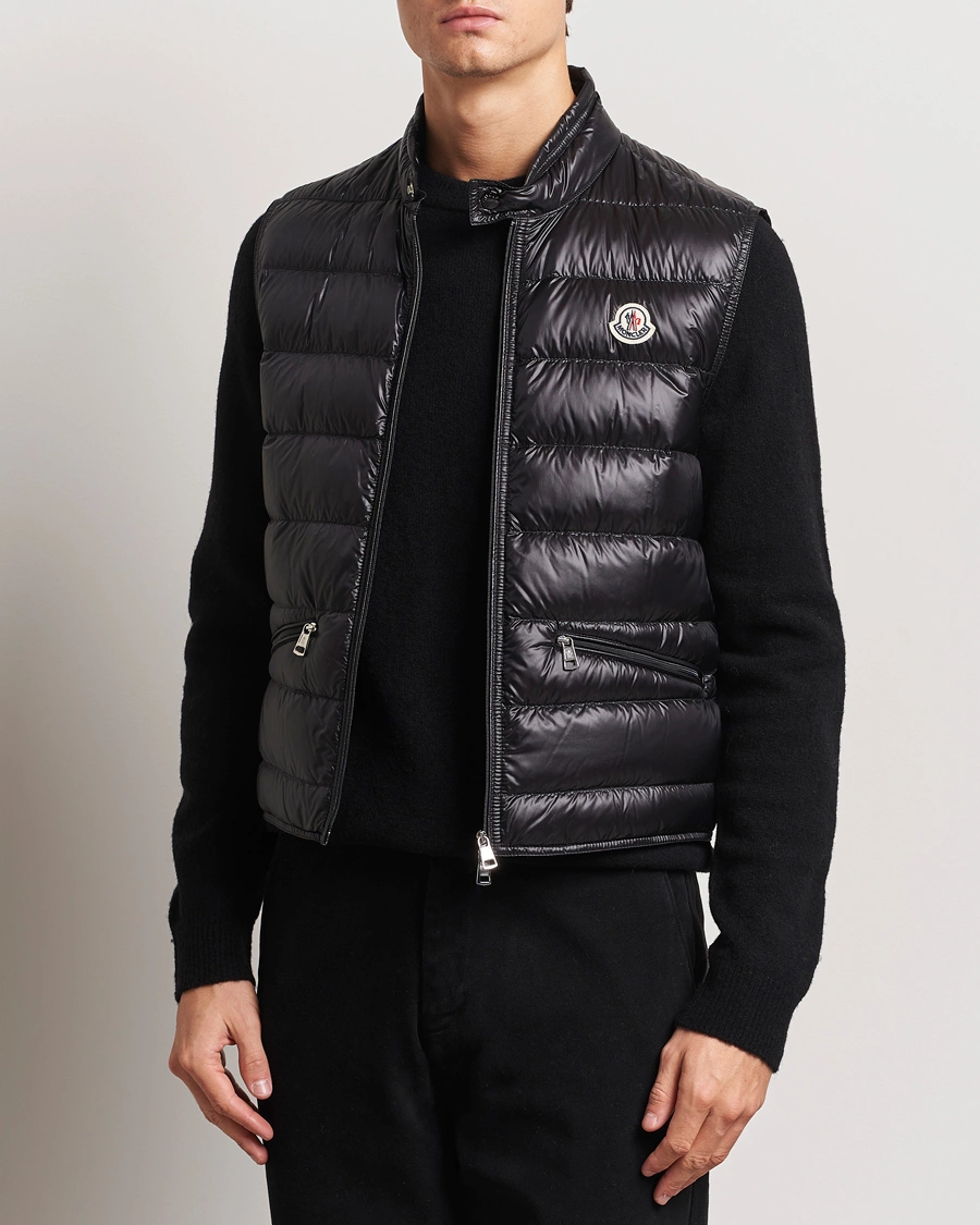 Heren | Gilets | Moncler | Gui Vest Black