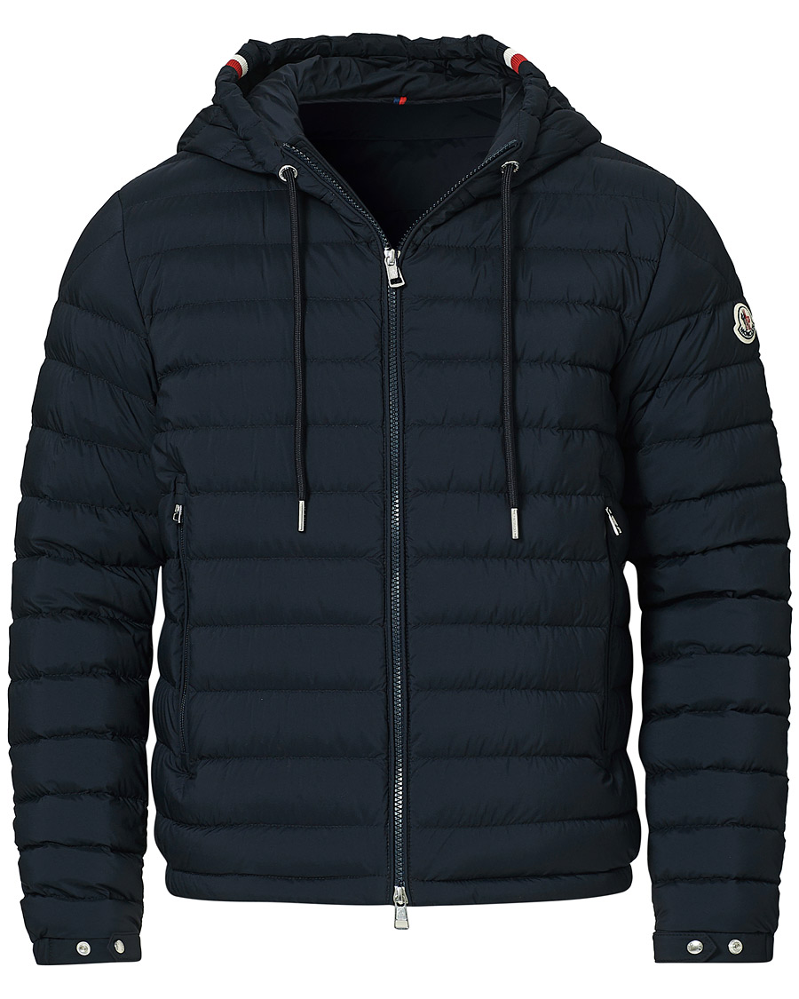 Heren | Jassen | Moncler | Eus Down Hooded Jacket Navy