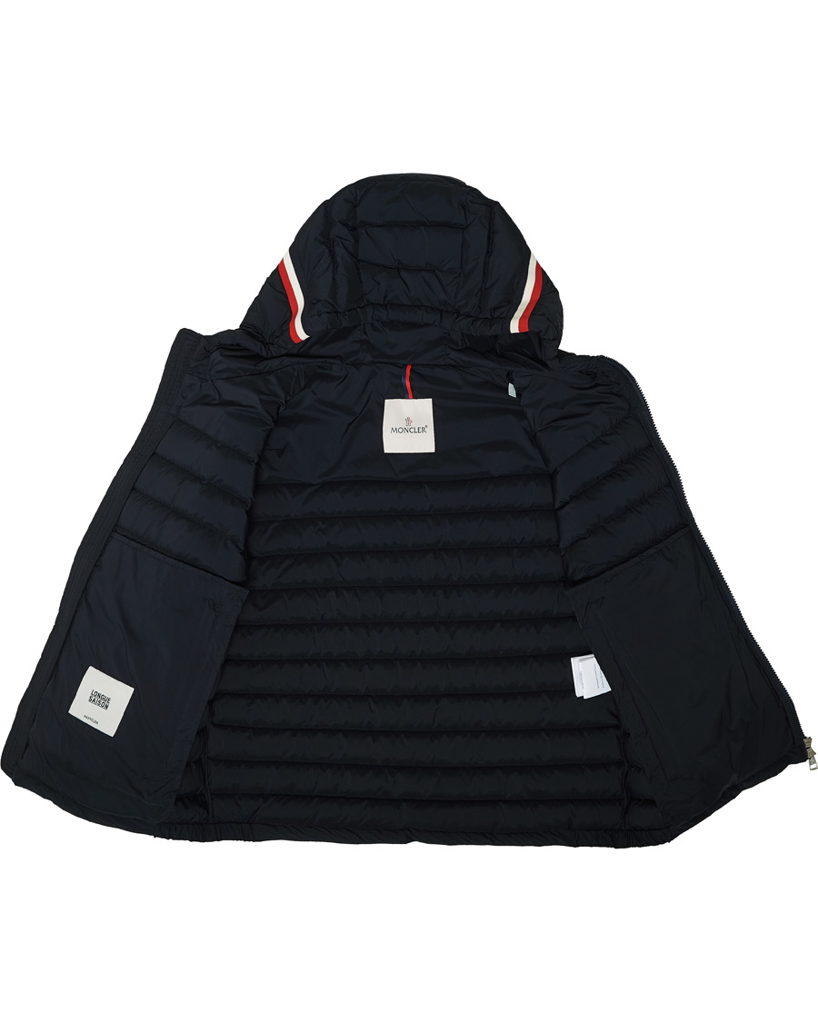 Heren | Jassen | Moncler | Eus Down Hooded Jacket Navy