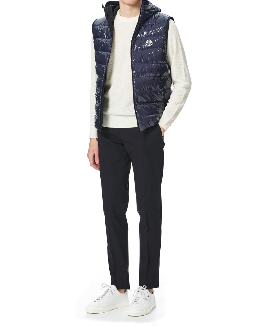 Heren | Jassen | Moncler | Lappe Down Ripstop Vest Navy
