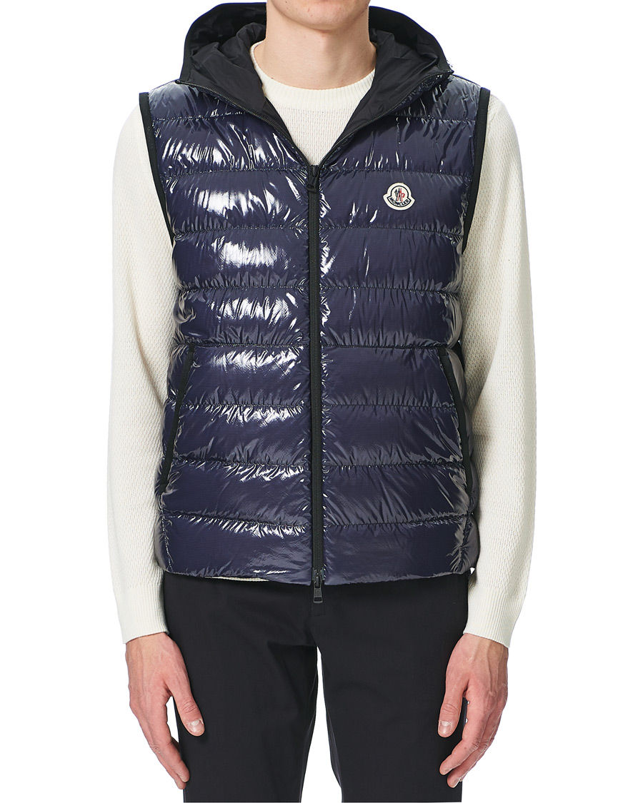 Heren | Jassen | Moncler | Lappe Down Ripstop Vest Navy