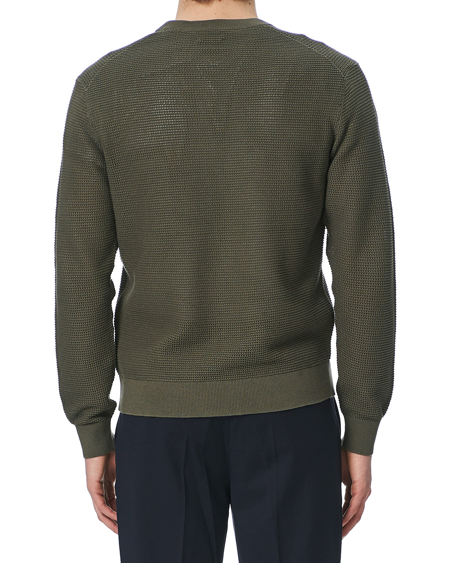 Heren | Truien | Club Monaco | Long Sleeve Mesh Crew Neck Sweater Beetle