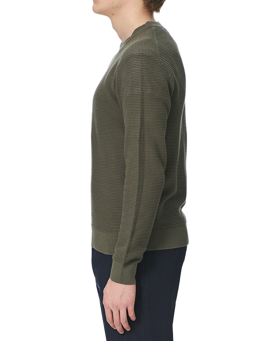 Heren | Truien | Club Monaco | Long Sleeve Mesh Crew Neck Sweater Beetle