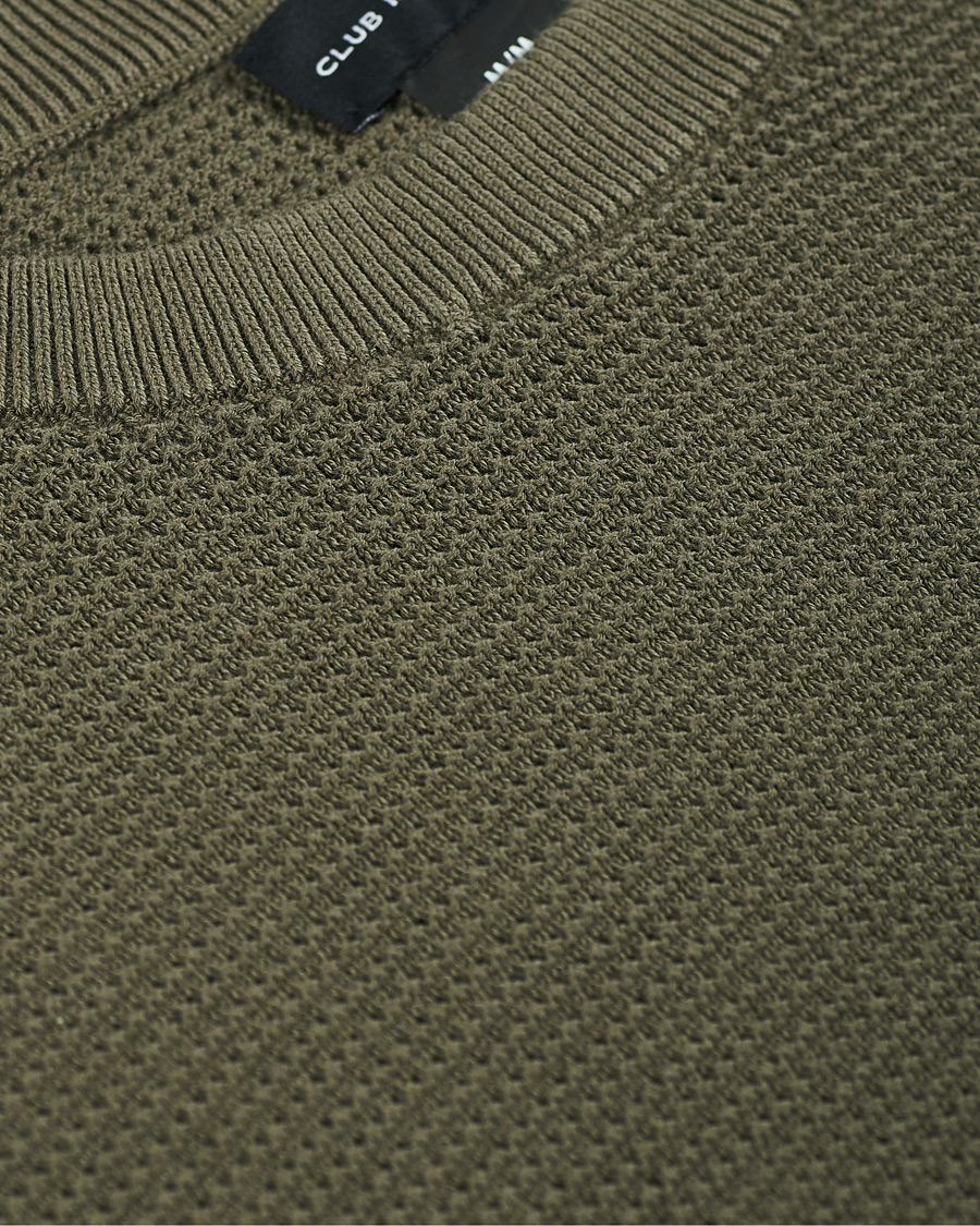 Heren | Truien | Club Monaco | Long Sleeve Mesh Crew Neck Sweater Beetle