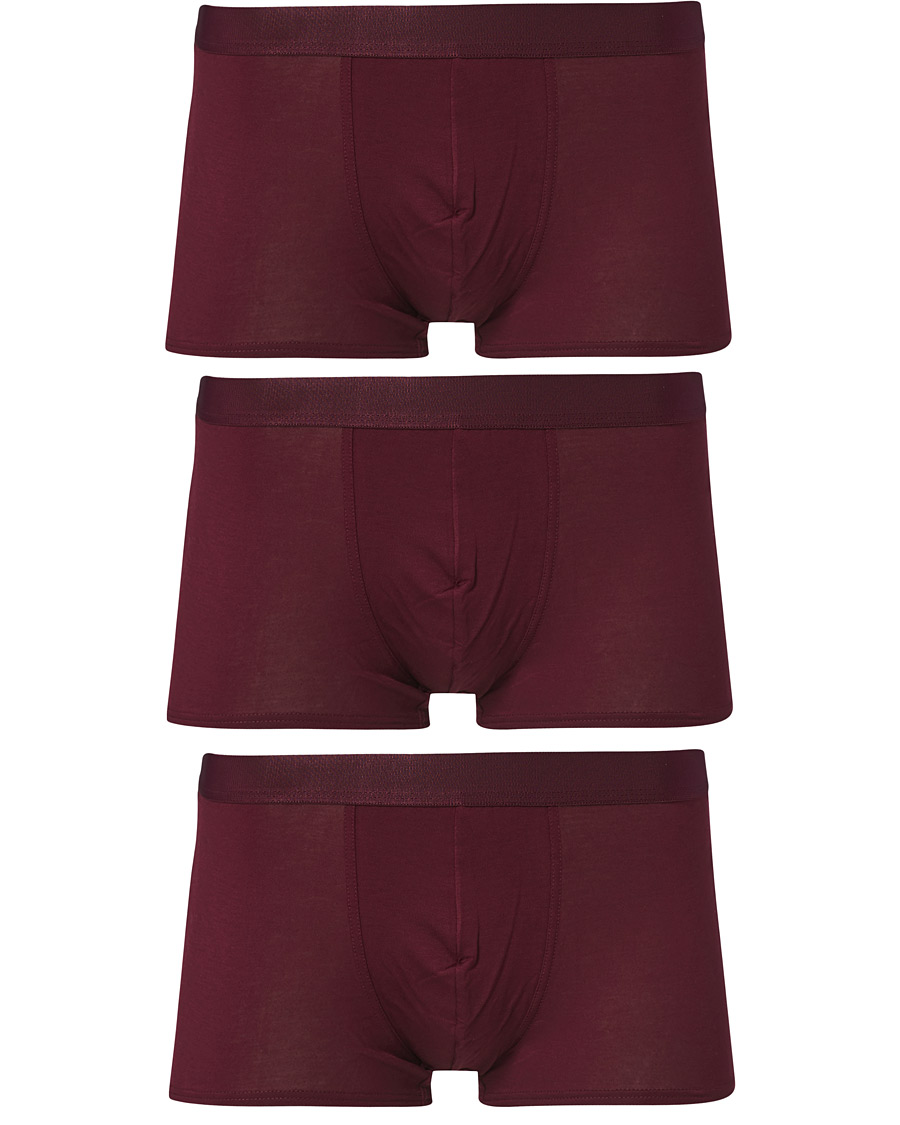 Heren | Ondergoed | CDLP | 3-Pack Boxer Trunk Burgundy