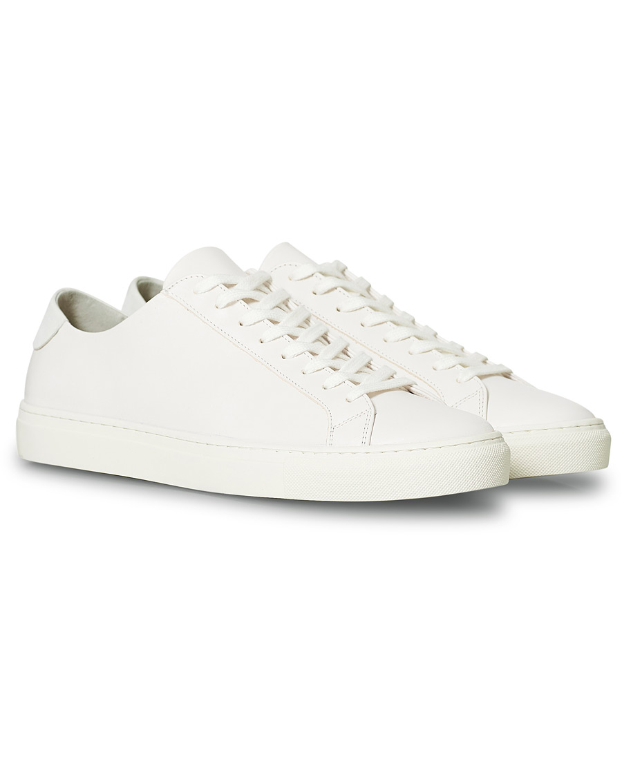 Heren | Filippa K Morgan Leather Sneakers White | Filippa K | Morgan Leather Sneakers White