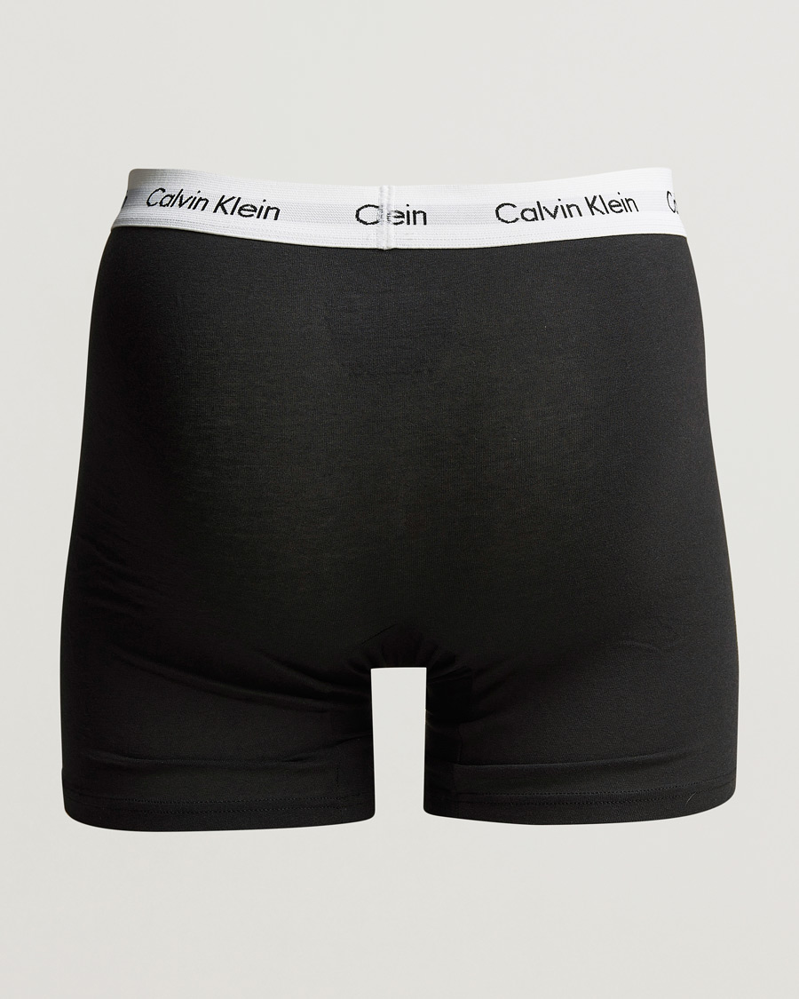 Heren |  | Calvin Klein | Cotton Stretch 3-Pack Boxer Breif Black/Grey/White