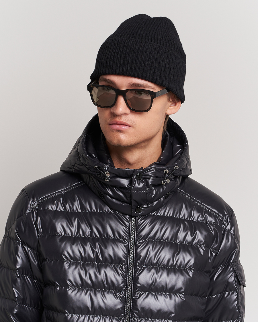 Heren | Moncler Lunettes ML0192 Sunglasses Shiny Dark Brown/Roviex Mirror | Moncler Lunettes | ML0192 Sunglasses Shiny Dark Brown/Roviex Mirror