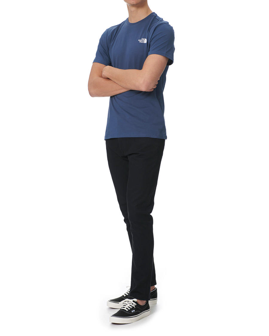Heren | T-shirts | The North Face | Simple Dome Crew Neck Tee Vintage Indigo