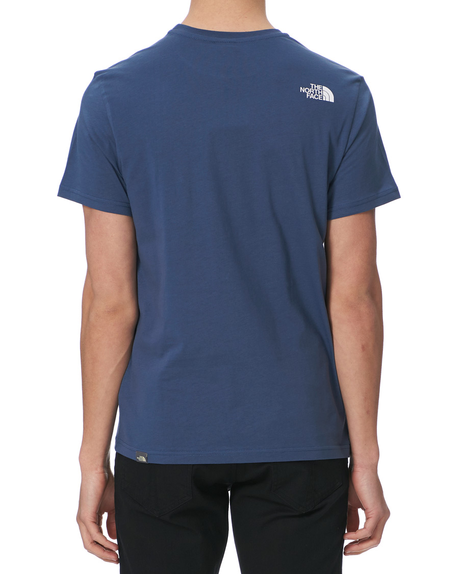 Heren | T-shirts | The North Face | Simple Dome Crew Neck Tee Vintage Indigo