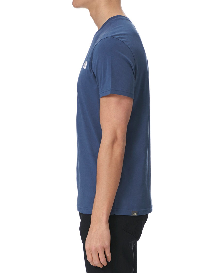 Heren | T-shirts | The North Face | Simple Dome Crew Neck Tee Vintage Indigo