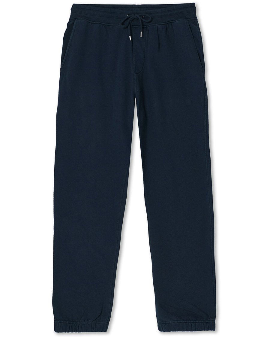 Heren | Broeken | Colorful Standard | Classic Organic Sweatpants Navy Blue