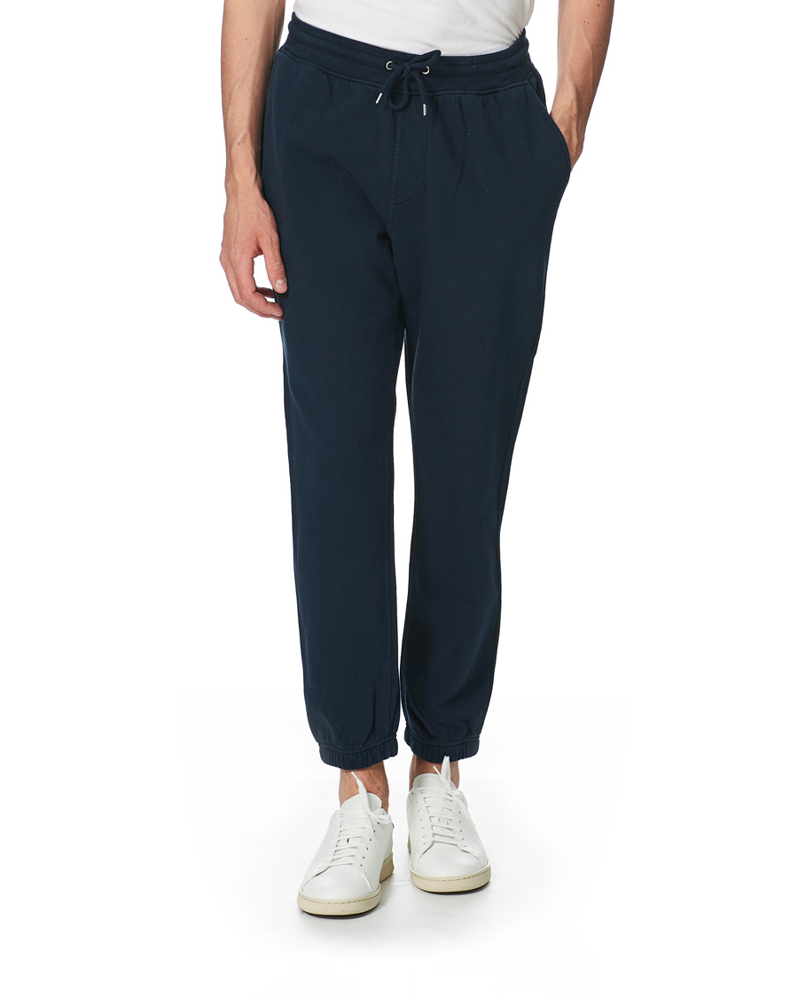 Heren | Broeken | Colorful Standard | Classic Organic Sweatpants Navy Blue