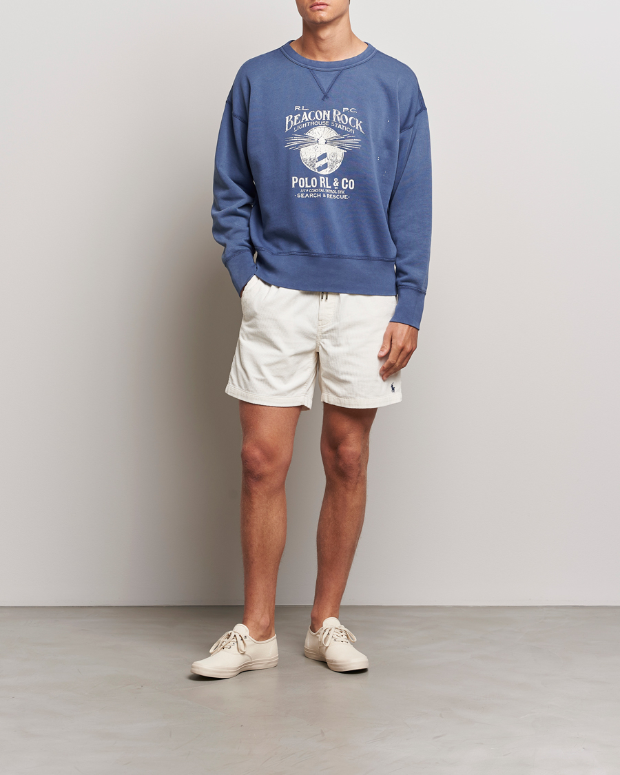 Heren | Korte broek | Polo Ralph Lauren | Prepster Corduroy Drawstring Shorts Warm White