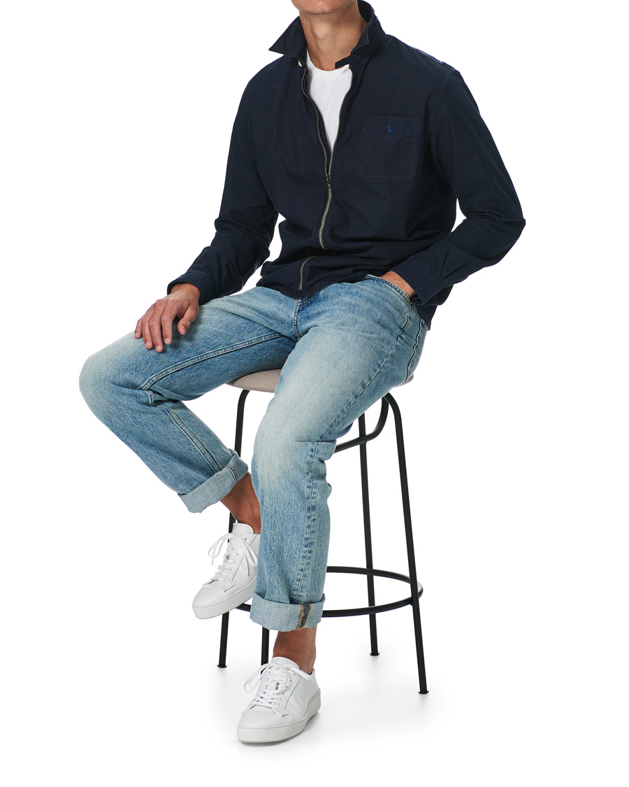 Heren | Overhemden | Polo Ralph Lauren | Zip Oxford Garment Dyed Shirt Navy