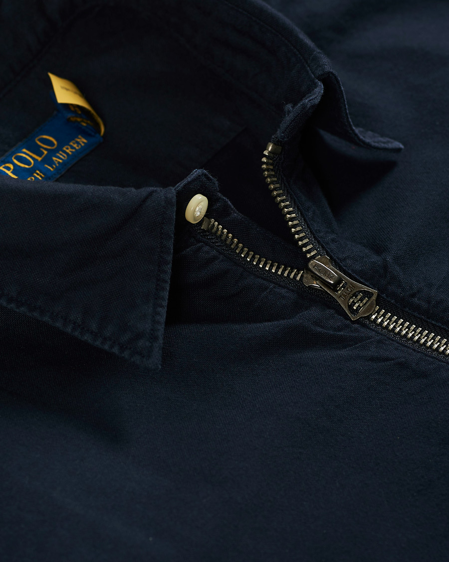 Heren | Overhemden | Polo Ralph Lauren | Zip Oxford Garment Dyed Shirt Navy