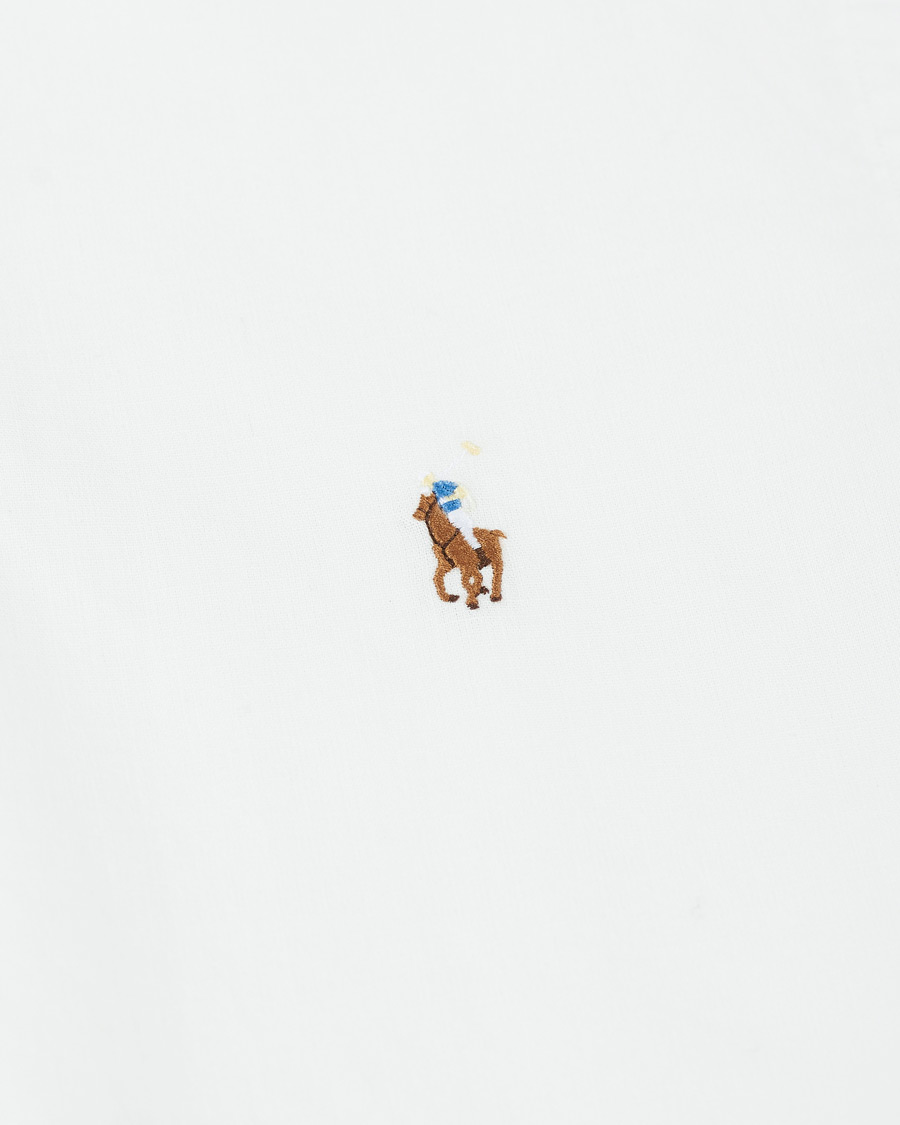 Heren | Overhemden | Polo Ralph Lauren | Slim Fit Short Sleeve Button Down Shirt White