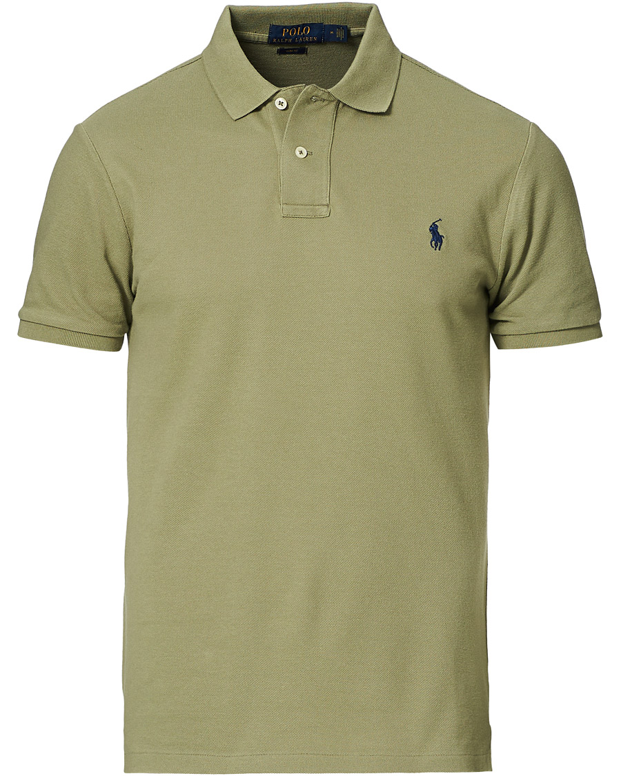 Heren | Polo's | Polo Ralph Lauren | Slim Fit Polo Sage Green