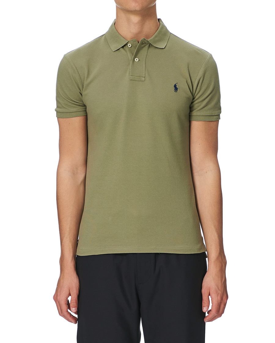 Heren | Polo's | Polo Ralph Lauren | Slim Fit Polo Sage Green