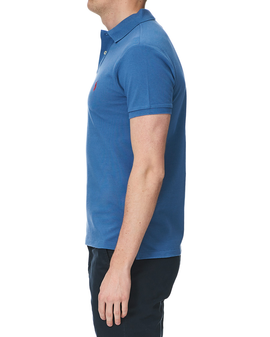 Heren | Polo's | Polo Ralph Lauren | Slim Fit Polo Delta Blue
