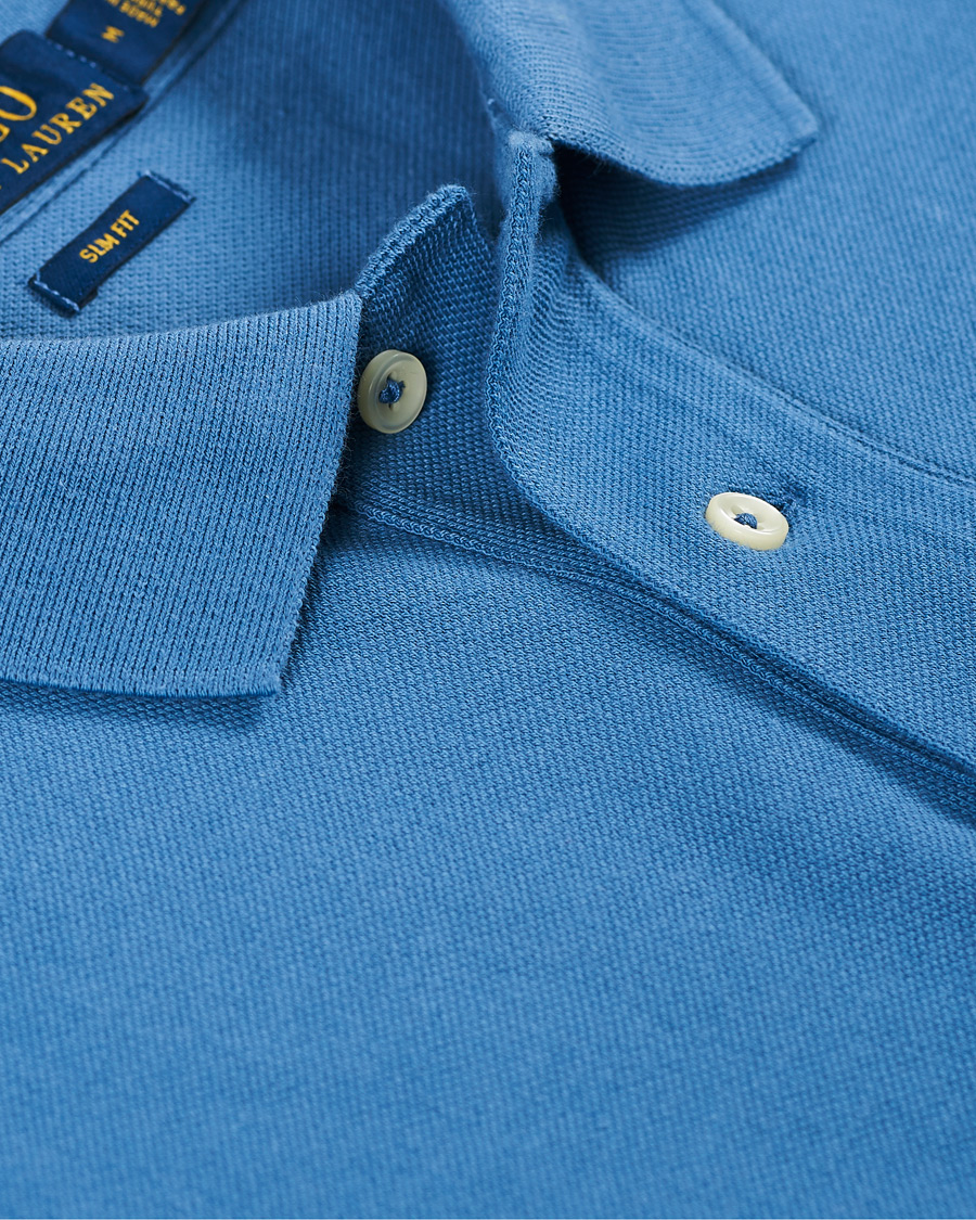 Heren | Polo's | Polo Ralph Lauren | Slim Fit Polo Delta Blue