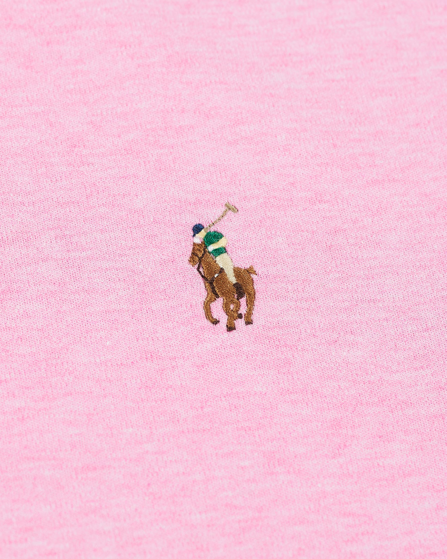 Heren | Polo's | Polo Ralph Lauren | Custom Slim Fit Interlock Polo Hampton Pink Heather