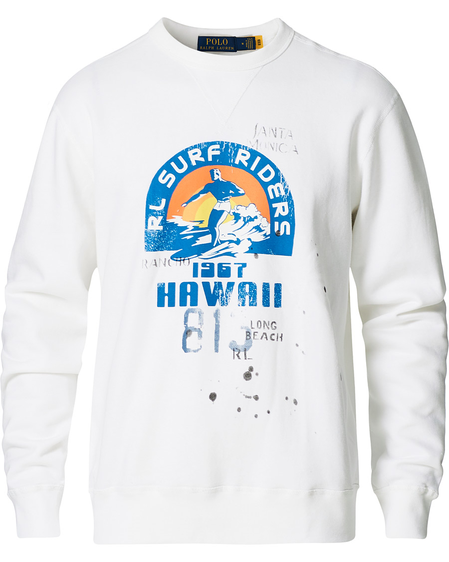 Heren | Truien | Polo Ralph Lauren | Surf Riders Crew Neck Sweatshirt White