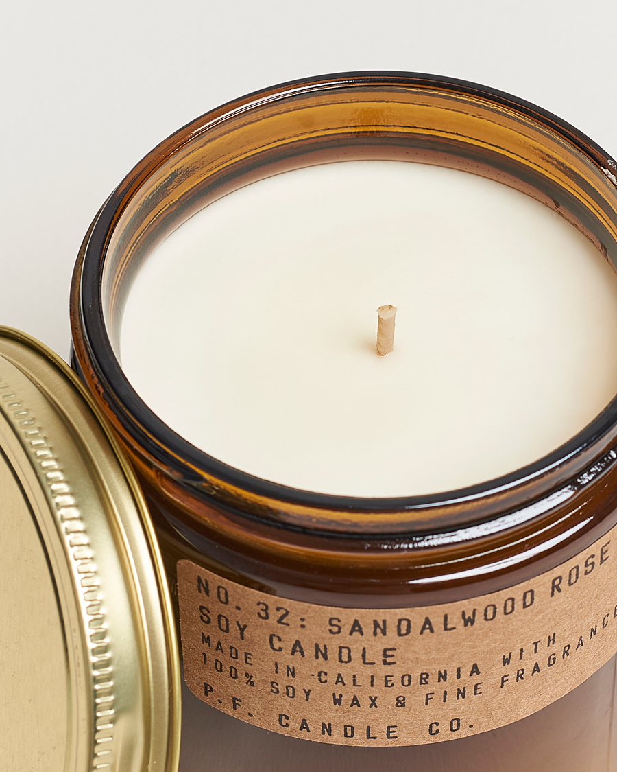 Heren | Geurkaarsen | P.F. Candle Co. | Soy Candle No. 32 Sandalwood Rose 354g