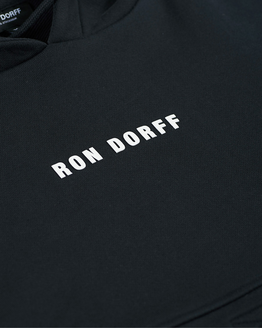 Heren | Truien | Ron Dorff | Pocket Hoodie Black