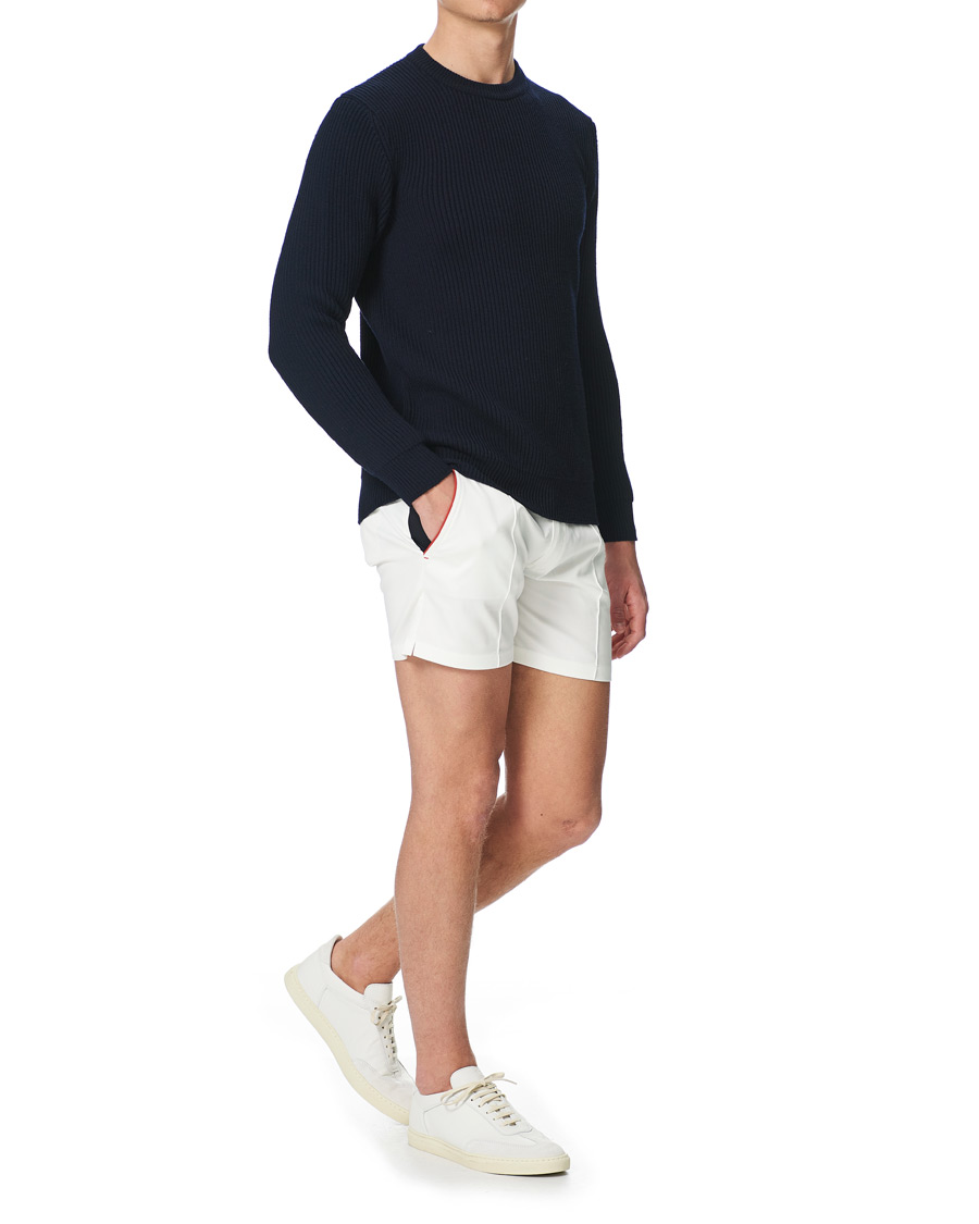 Heren | Korte broek | Ron Dorff | Tri-Color Tennis Shorts Off White